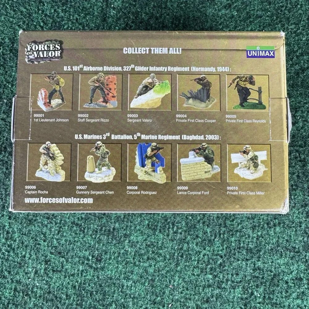 Forces of Valor Die-cast Infantry Captain Rocha Figure 1:32 Scale 99006
